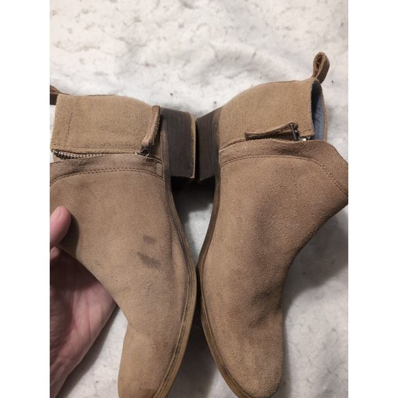 TOMS Women's Deia Ankle Bootie Toffee Suede/Wool Size 7.5 - Picture 3 of 11